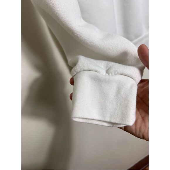 Bella+Canvas White Fleece Pullover - Picture 4 of 6